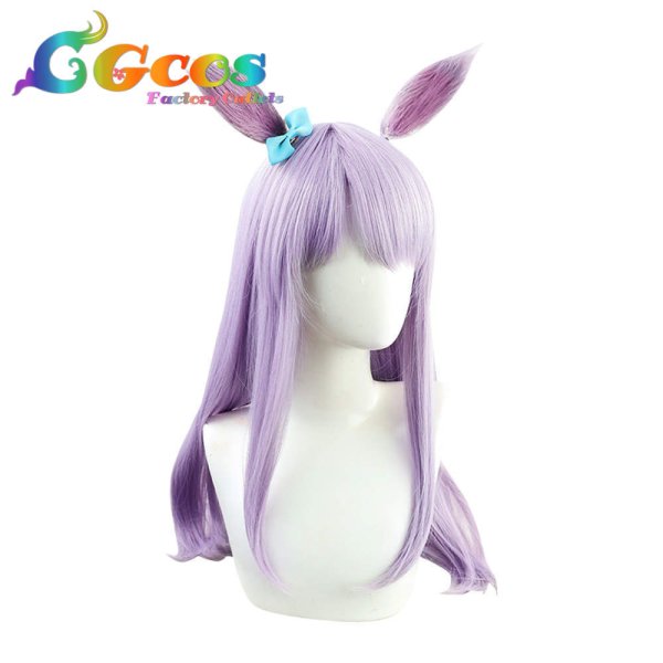 画像2: ウマ娘プリティーダービー ウィッグ メジロマックイーン コスプレ衣装 (2)