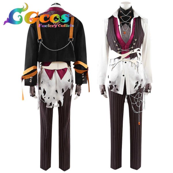 画像2: あんさんぶるスターズ! Helter-Spider 桜河こはく 椎名ニキ 天城燐音 HiMERU コスプレ衣装 (2)