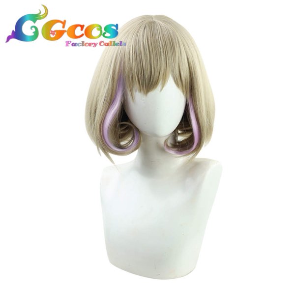 画像2: ラブライブ!スーパースター!! ウィッグ 唐可可 コスプレ衣装 (2)