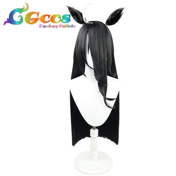 画像2: ウマ娘プリティーダービー ウィッグ マンハッタンカフェ コスプレ衣装 (2)