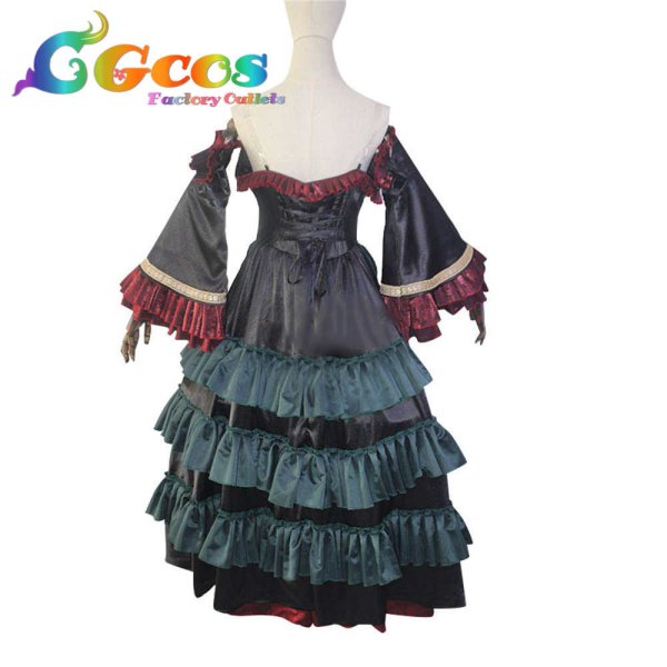 画像3: コードギアス 復活のルルーシュ C.C. ブラックドレス コスプレ衣装 (3)