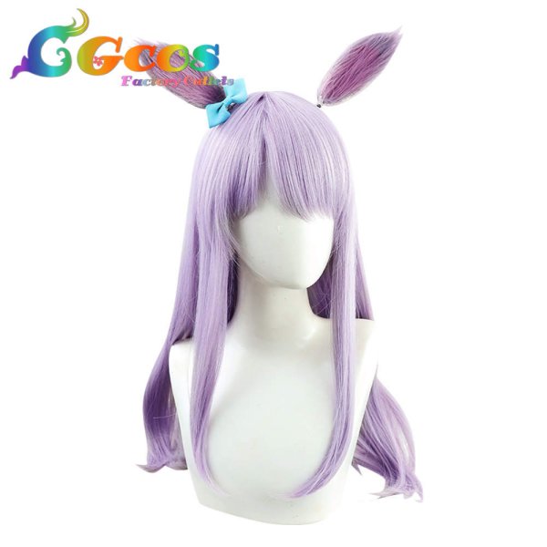 画像3: ウマ娘プリティーダービー ウィッグ メジロマックイーン コスプレ衣装 (3)