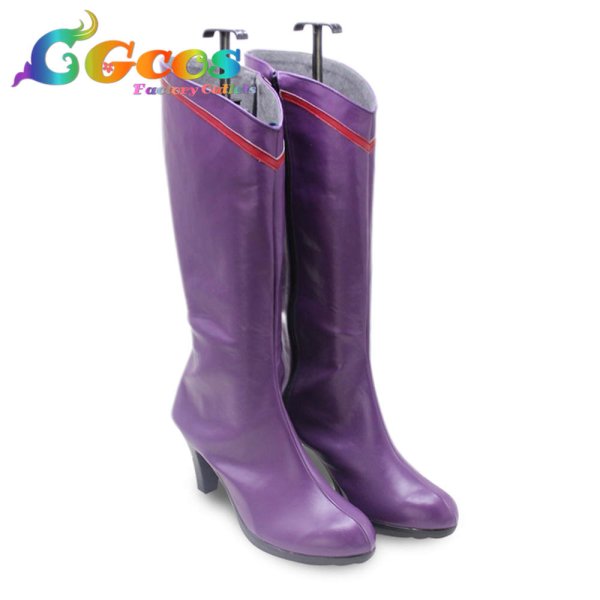 画像2: ディアボロス・イデア 桜守歌織 コスプレ靴 コスプレブーツ コスプレ衣装 (2)