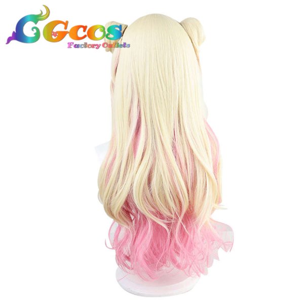 画像4: バーチャルYouTuber VTuber ウィッグ 桃鈴ねね コスプレ衣装 (4)