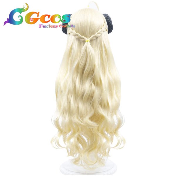 画像3: バーチャルYouTuber VTuber ウィッグ 角巻わため コスプレ衣装 (3)