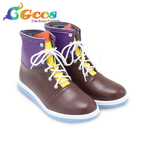 画像2: プロジェクトセカイ カラフルステージ!feat.初音ミク コスプレ靴 神代類 POP IN MY HEART!! コスプレブーツ コスプレ衣装 (2)