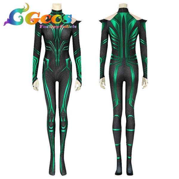 画像3: マイティ・ソー バトルロイヤル Thor: Ragnarok ヘラ コスプレ衣装 (3)