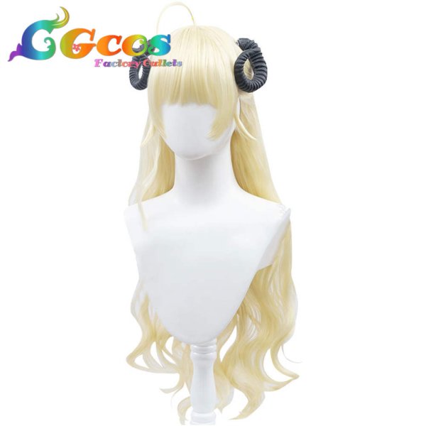 画像2: バーチャルYouTuber VTuber ウィッグ 角巻わため コスプレ衣装 (2)