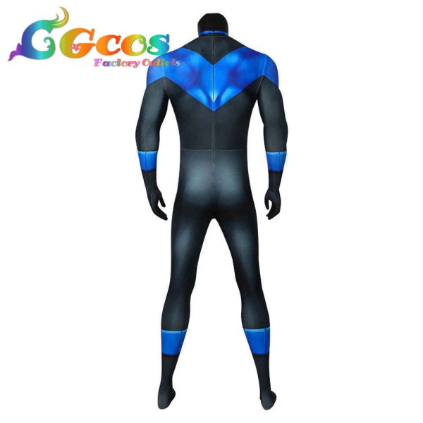 画像2: バットマン:アンダー・ザ・レッドフード Batman: Under the Red Hood ディック・グレイソン コスプレ衣装 (2)