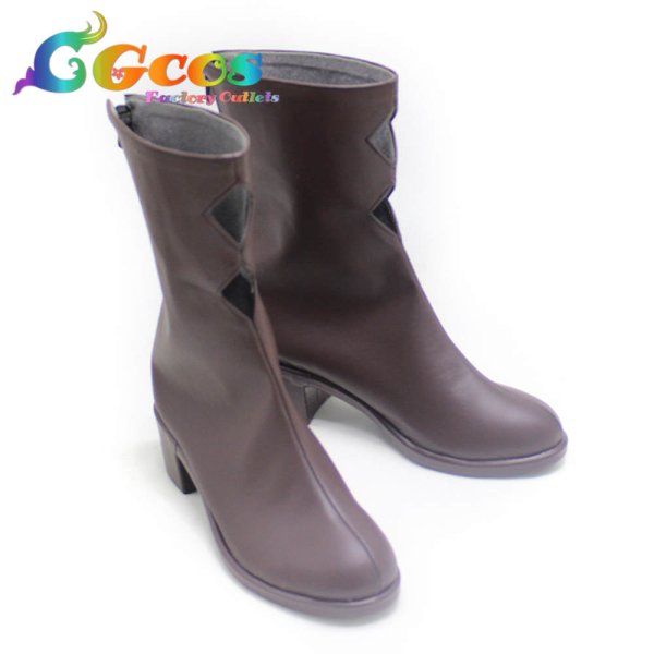 画像2: 機動戦士ガンダム 水星の魔女 コスプレ靴 ミオリネ・レンブラン コスプレブーツ コスプレ衣装 (2)