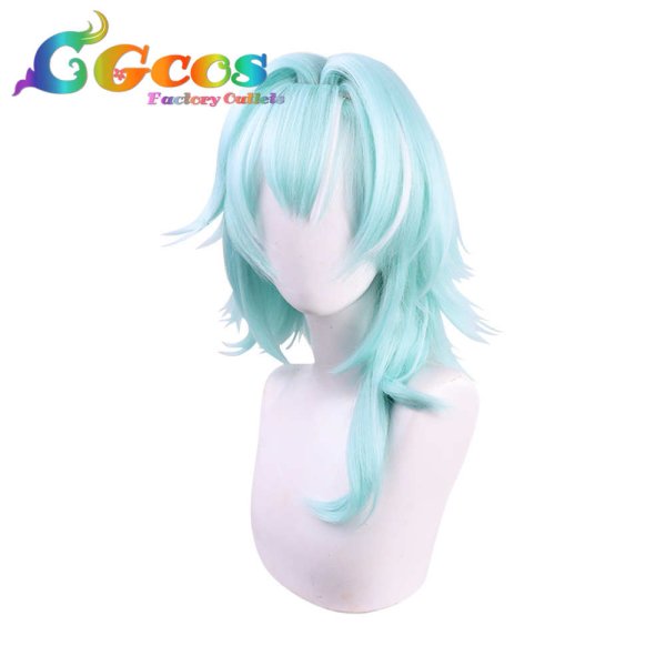 画像2: 原神 げんしん ウィッグ Eula ユーラ エウルア コスプレ衣装 (2)