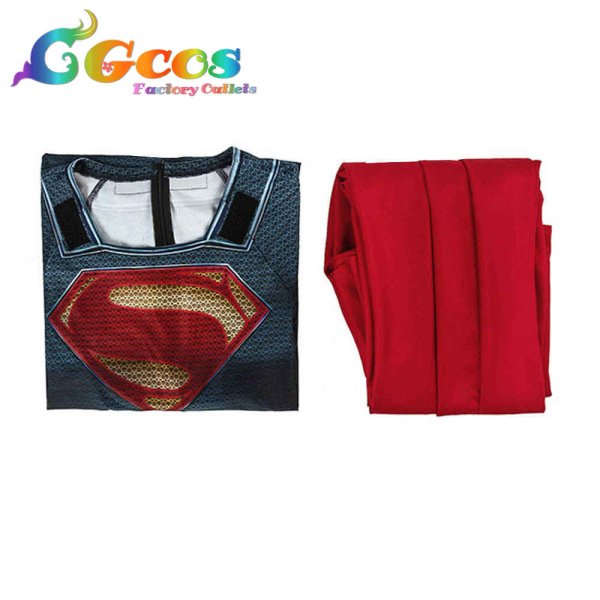画像3: マン・オブ・スティール Man of Steel クラーク・ケント / カル=エル / スーパーマン コスプレ衣装 (3)