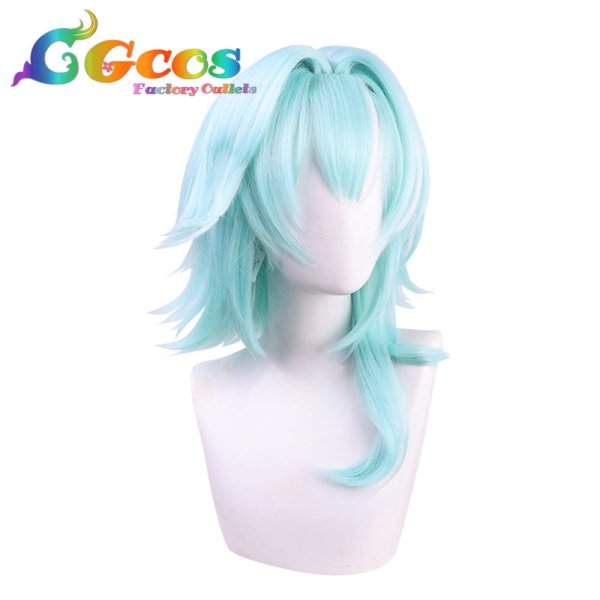 画像3: 原神 げんしん ウィッグ Eula ユーラ エウルア コスプレ衣装 (3)