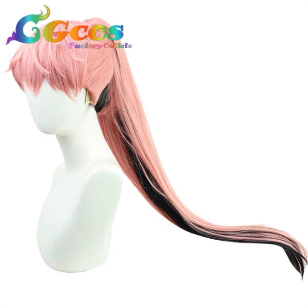 画像2: 呪術廻戦 ウィッグ 虎杖悠仁 性転換 コスプレ衣装 (2)