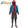 画像1: スパイダーマン:スパイダーバース　Spider-Man: Into the Spider-Verse　マイルス・モラレス　コスプレ衣装 (1)