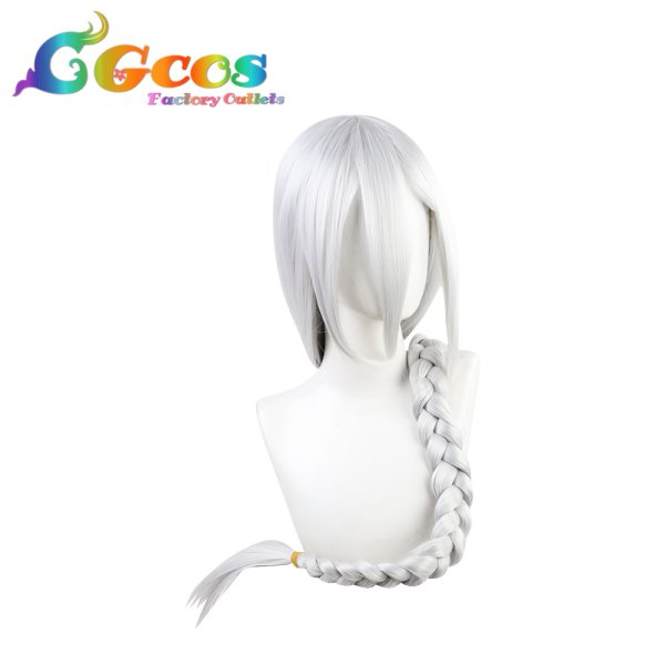 画像2: 蜘蛛ですが、なにか? ウィッグ 白織 コスプレ衣装 (2)