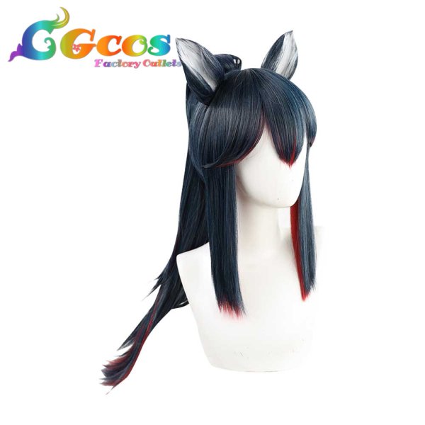 画像2: アークナイツ ウィッグ テキサス コスプレ衣装 (2)