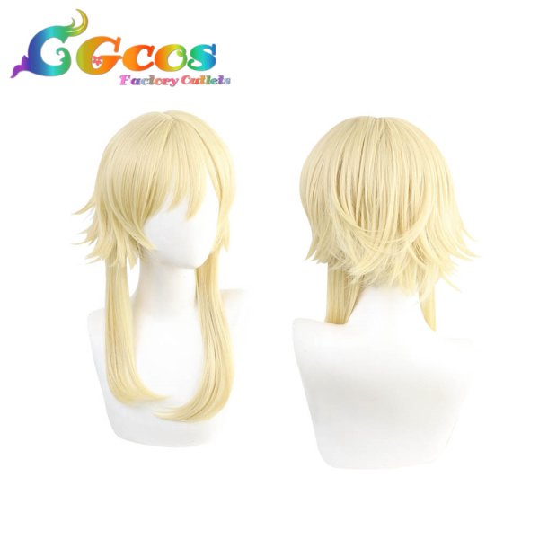 画像2: 原神 げんしん ウィッグ 女主人公 蛍 コスプレ衣装 (2)