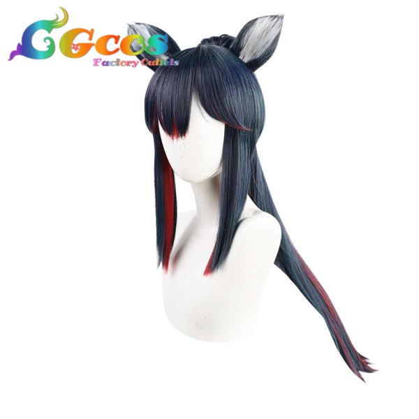 画像3: アークナイツ ウィッグ テキサス コスプレ衣装 (3)