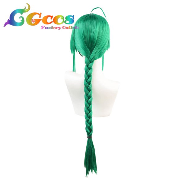 画像4: バーチャルYouTuber VTuber ウィッグ 緑仙 コスプレ衣装 (4)