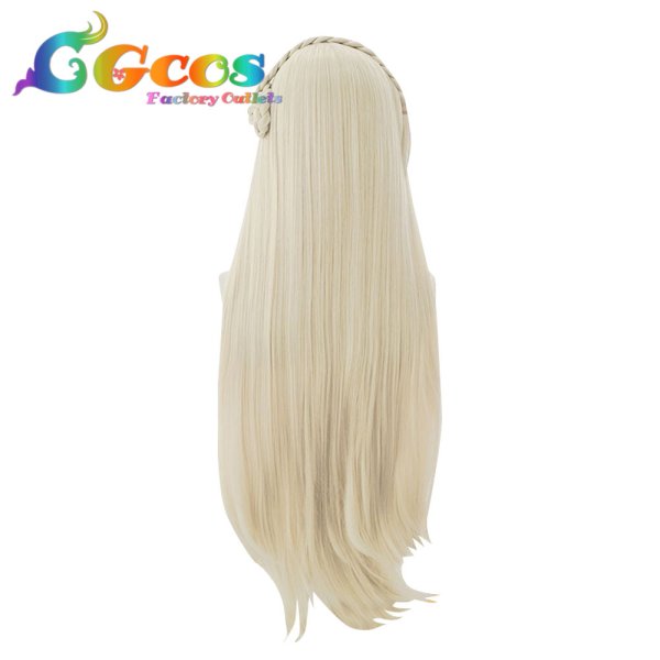 画像2: スーパーダンガンロンパ2 さよなら絶望学園 ウィッグ ソニア・ネヴァーマインド コスプレ衣装 (2)