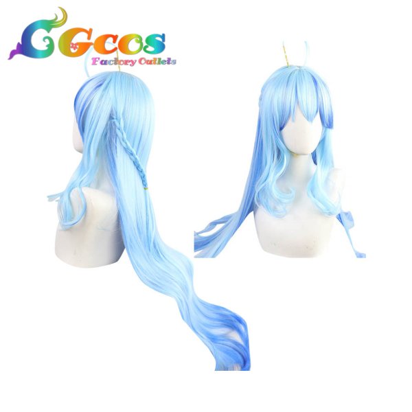 画像3: バーチャルYouTuber VTuber ウィッグ 雪花ラミィ コスプレ衣装 (3)