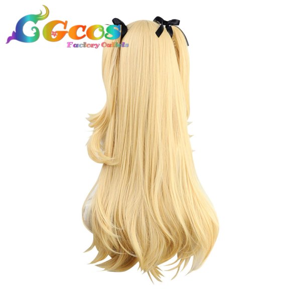 画像4: 原神 げんしん ウィッグ フィッシュル コスプレ衣装 (4)