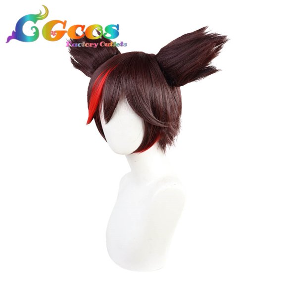 画像2: 原神 げんしん ウィッグ 辛炎 シンエン コスプレ衣装 (2)