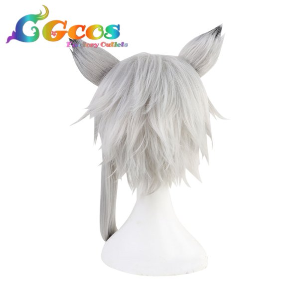 画像4: アークナイツ ウィッグ アオスタ Aosta コスプレ衣装 (4)