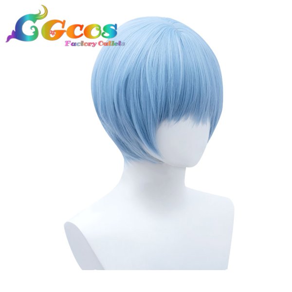 画像3: 新世紀エヴァンゲリオン ウィッグ 綾波レイ コスプレ衣装 (3)