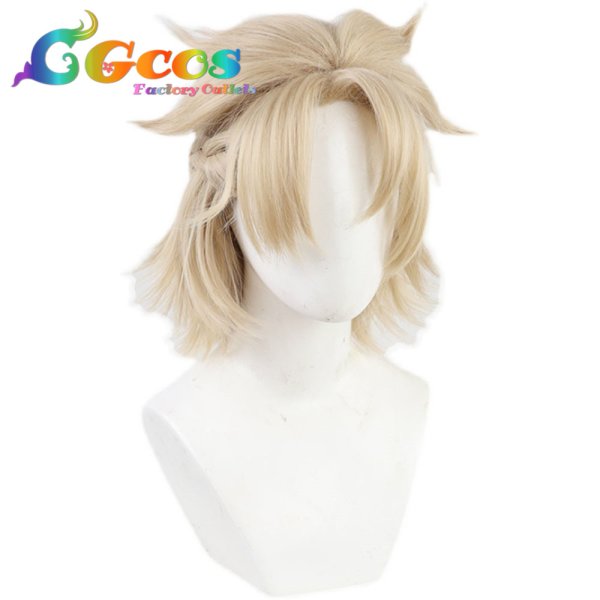 画像4: 原神　げんしん　ウィッグ　アルベド　Albedo　コスプレ衣装 (4)