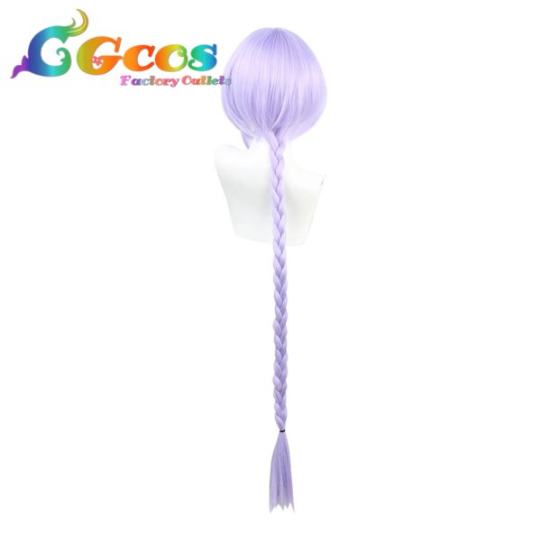 画像2: 原神 げんしん ウィッグ 七七 コスプレ衣装 (2)