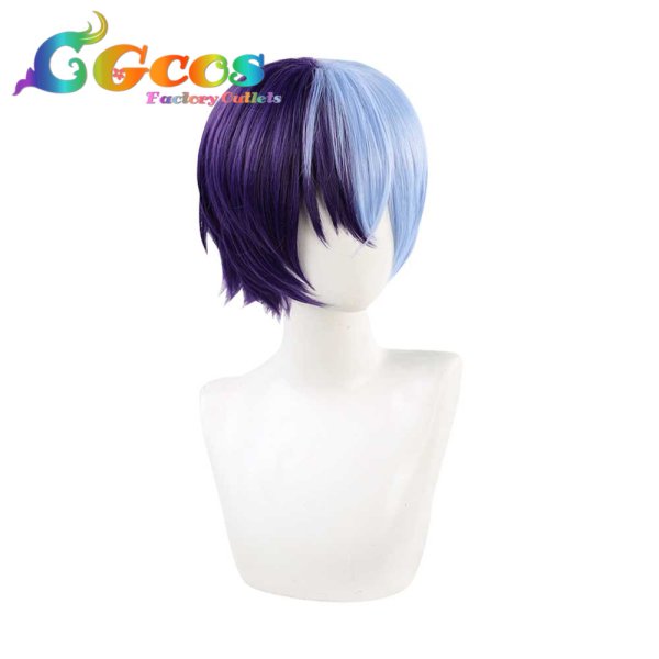 画像2: プロジェクトセカイ カラフルステージ!feat.初音ミク ウィッグ 青柳冬弥 コスプレ衣装 (2)