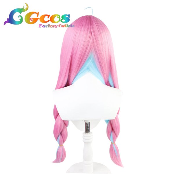 画像4: バーチャルYouTuber VTuber ウィッグ 湊あくあ コスプレ衣装 (4)