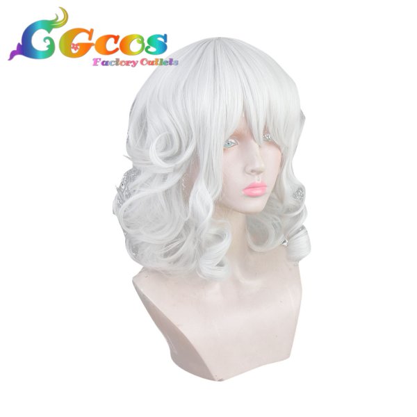 画像2: ヘルテイカー Helltaker ウィッグ パンデモニカ Pandemonica コスプレ衣装 (2)