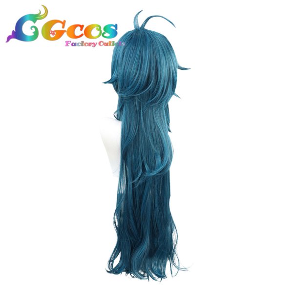 画像3: 原神 げんしん ウィッグ ガイア コスプレ衣装 (3)