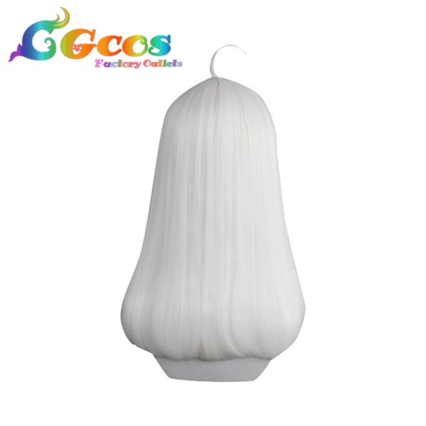 画像4: バーチャルYouTuber VTuber ウィッグ 白上フブキ コスプレ衣装 (4)