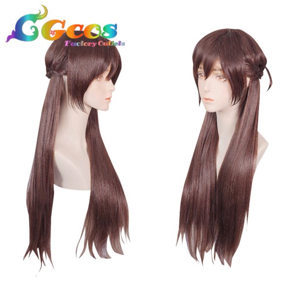 画像2: 彼女、お借りします ウィッグ 水原千鶴 コスプレ衣装 (2)