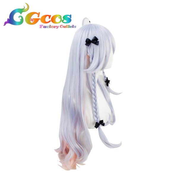 画像2: バーチャルYouTuber VTuber ウィッグ 神楽七奈 ななかぐら カグラナナ コスプレ衣装 (2)