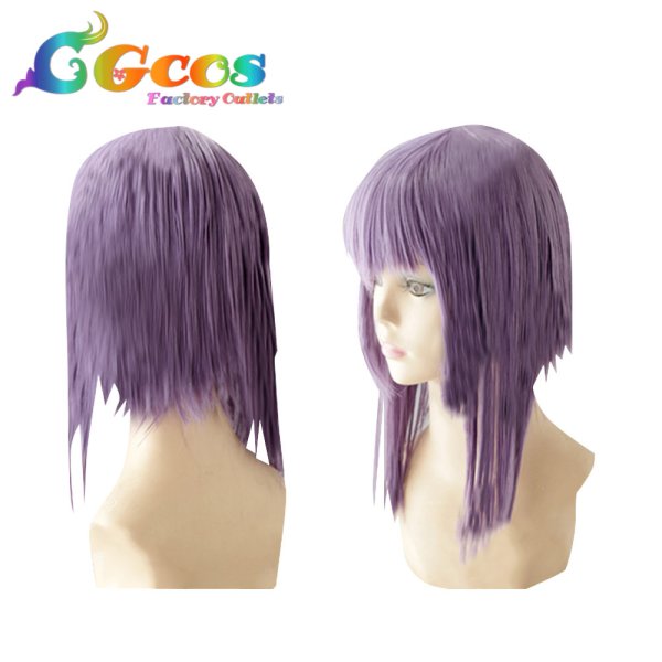 画像2: 攻殻機動隊 ウィッグ 草薙素子 コスプレ衣装 (2)