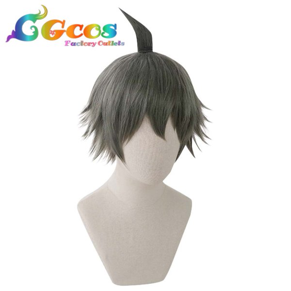 画像2: スーパーダンガンロンパ2 さよなら絶望学園 ウィッグ 日向創 コスプレ衣装 (2)