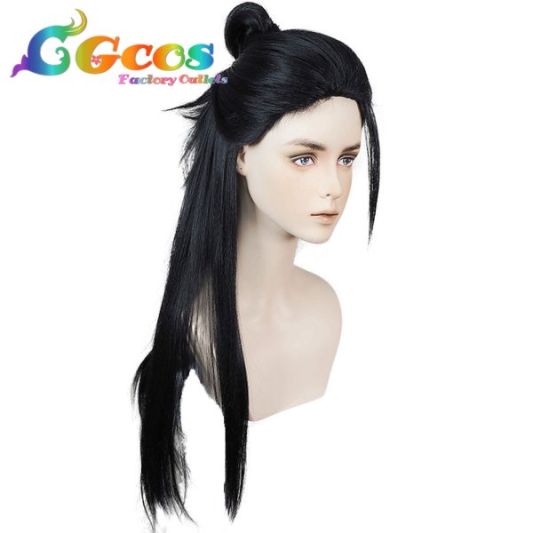 画像2: 呪術廻戦 ウィッグ 夏油傑 コスプレ衣装 (2)