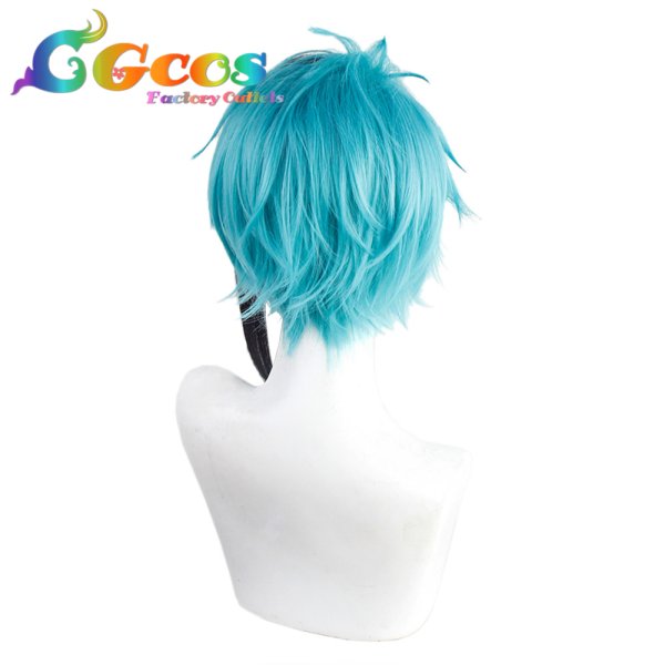 画像3: オクタヴィネル寮　副寮長　人魚　ジェイド・リーチ　ウィッグ　コスプレ衣装 (3)