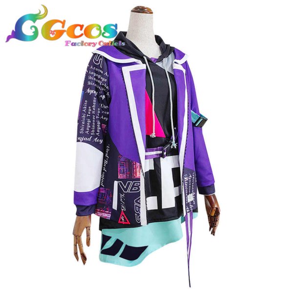 画像2: プロジェクトセカイ カラフルステージ!feat.初音ミク CHILDREN RECORD チルドレンレコード 小豆沢こはね ビビッドソウル コスプレ衣装 (2)