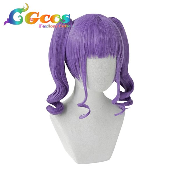 画像2: BanG Dream! バンドリ! ウィッグ Roselia ロゼリア 宇田川あこ コスプレ衣装 (2)
