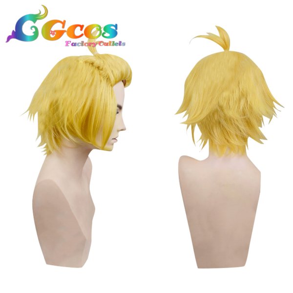 画像3: 炎炎ノ消防隊 ウィッグ アーサー・ボイル 騎士 コスプレ衣装 (3)