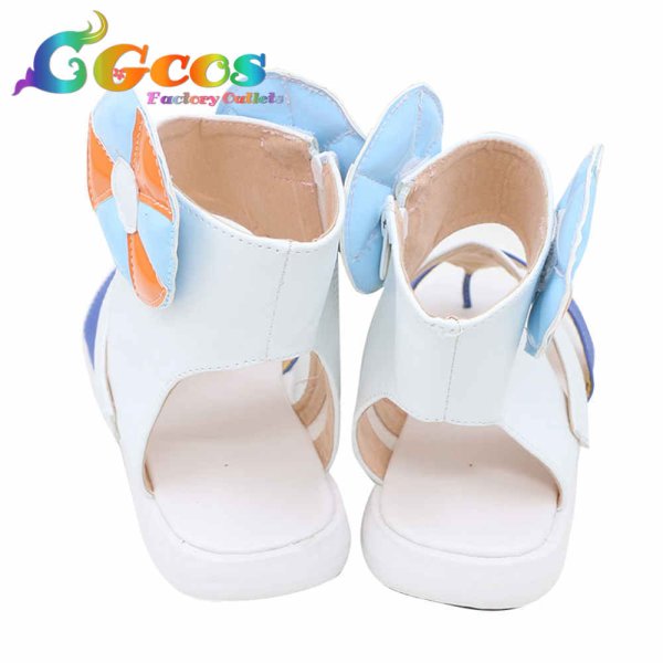 画像2: ポケットモンスター ソード・シールド コスプレ靴 ルリナ コスプレブーツ コスプレ衣装 (2)