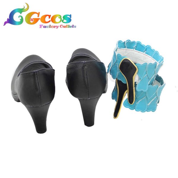 画像3: Fate/Grand Order FGO コスプレ靴 妖精騎士ガウェイン/バーゲスト コスプレブーツ コスプレ衣装 (3)