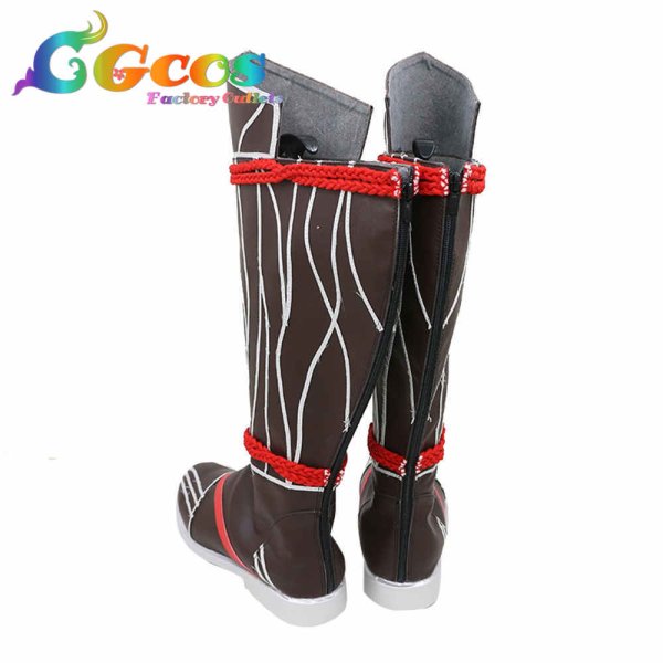 画像2: 刀剣乱舞無双 コスプレ靴 面影 コスプレブーツ コスプレ衣装 (2)