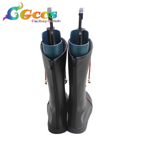 画像3: ブルーアーカイブ コスプレ靴 剣先ツルギ コスプレブーツ コスプレ衣装 (3)